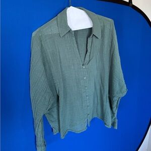 Pull&Bear Teal Knit Garment